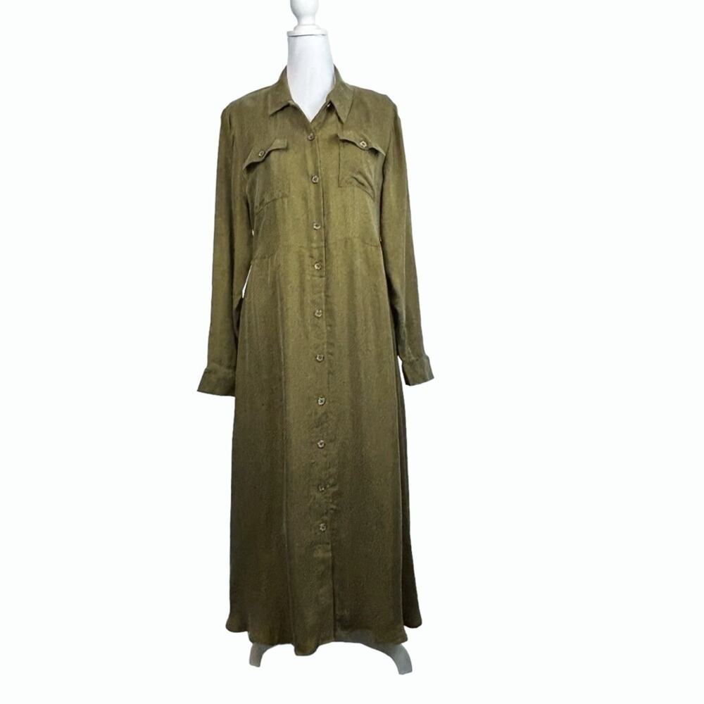 Spartina 449 Olive Long Sleeve Dress